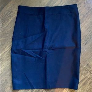 J CREW Navy blue pencil skirt, never worn